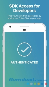 ZoOm Login cho Android có tính bảo mật cao