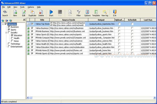 Advanced RSS Mixer Enterprise