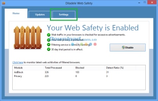 Diladele Web Safety