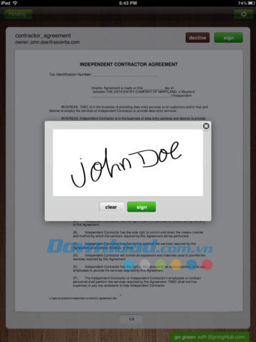 SigningHub for iPad - ảnh 3 