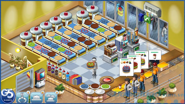 Giao diện game Stand O'Food City: Virtual Frenzy HD