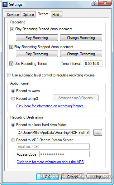 TRx Phone Recorder